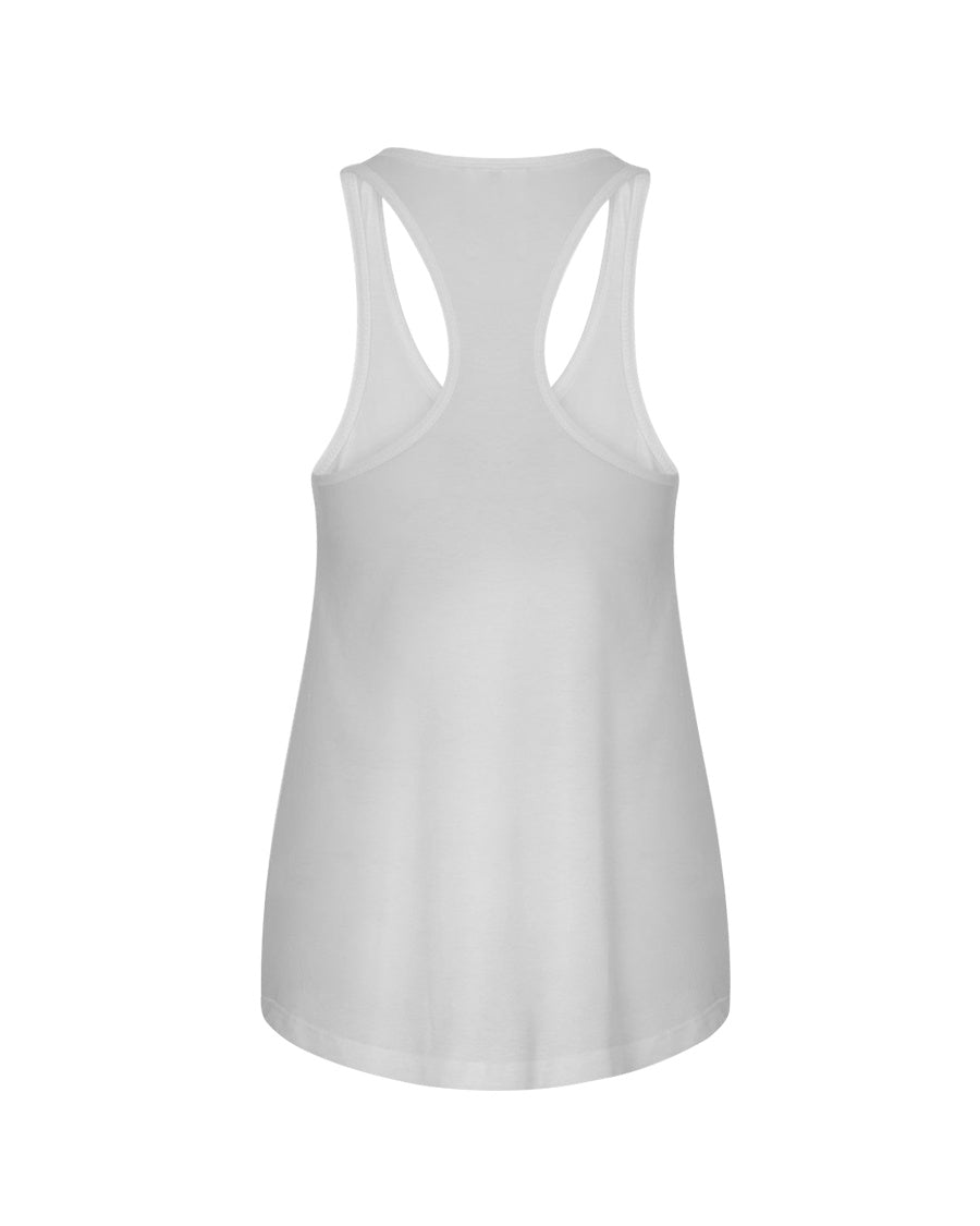 I'M NOT RUDE I'M DUTCH - Ladies Flowy Tank - White - back