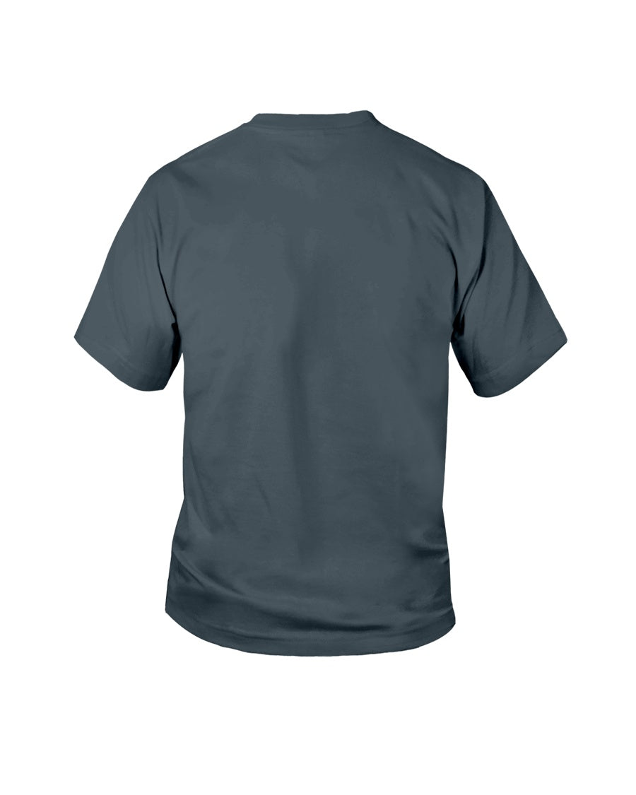 I'M NOT RUDE I'M DUTCH - Youth T-Shirt - Charcoal Grey - back