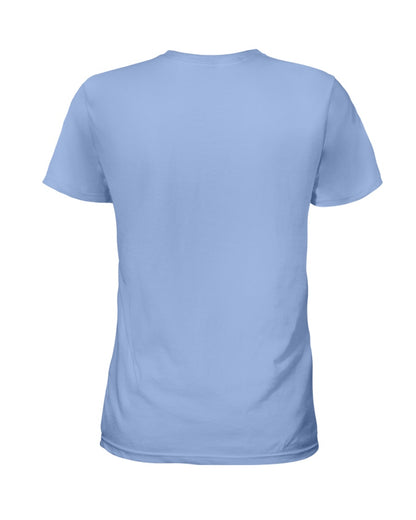 I'M NOT RUDE I'M DUTCH - Ladies T-Shirt - Light Blue - back