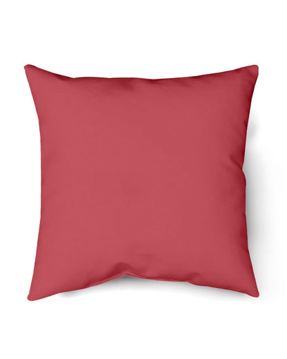 I'M NOT RUDE I'M DUTCH - Indoor Pillow - 18” x 18” - True Red - back