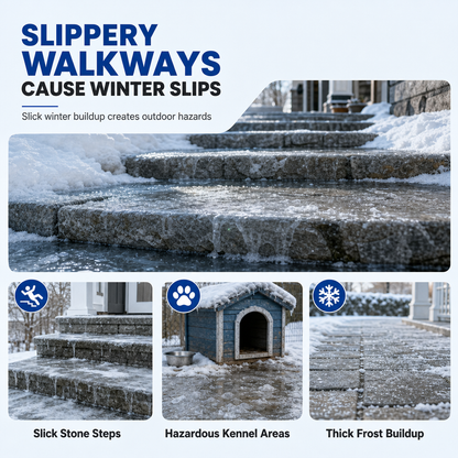 ⭐Outdoor De-Icing & Snow Melting Spray – pet-safe, dissolves frost on contact