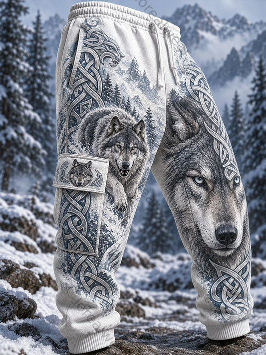 Men's Viking Art Casual Sweatpants Trousers